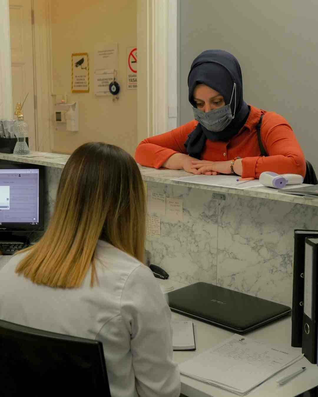the clinical booking process and residency requirements in Dubai